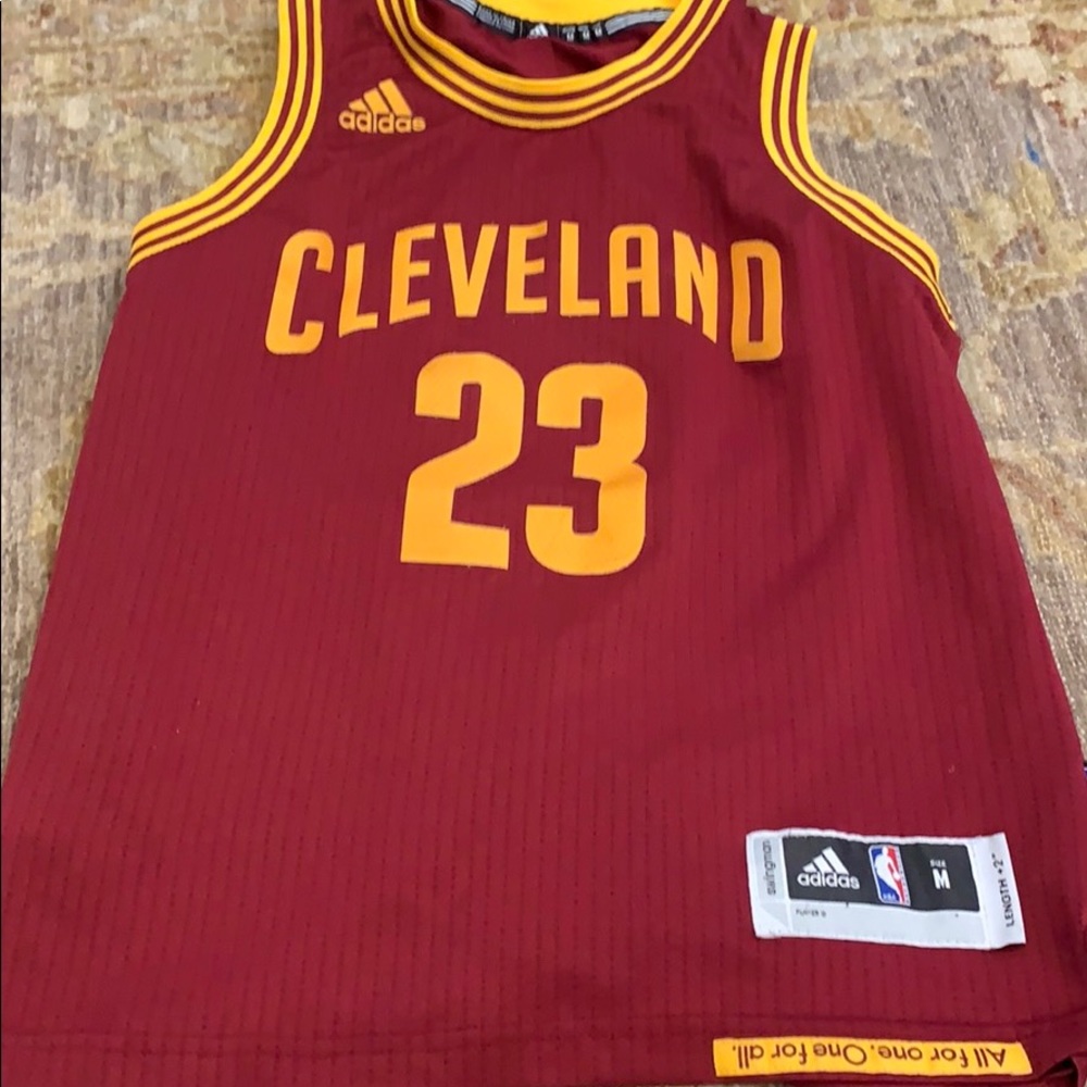 Used boys LeBron James Cavaliers Jersey